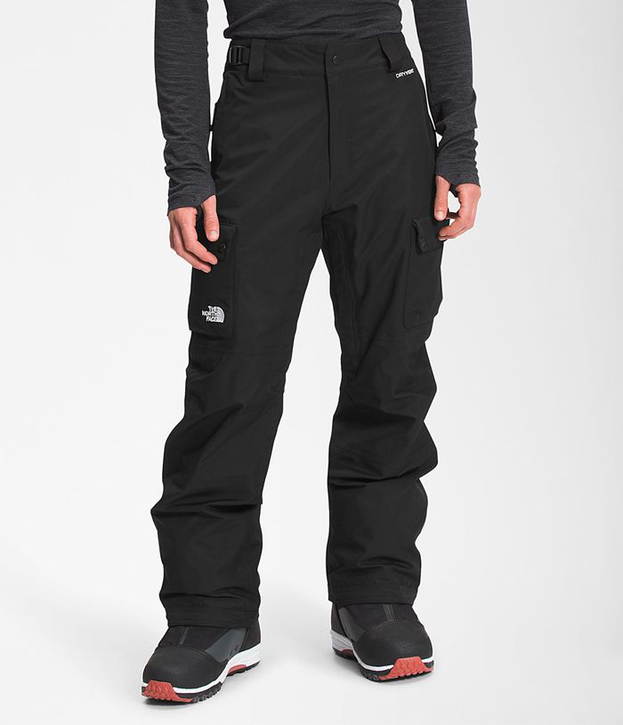 The North Face Slashback Cargo Mens Snow Pants Black 143609-JCZ